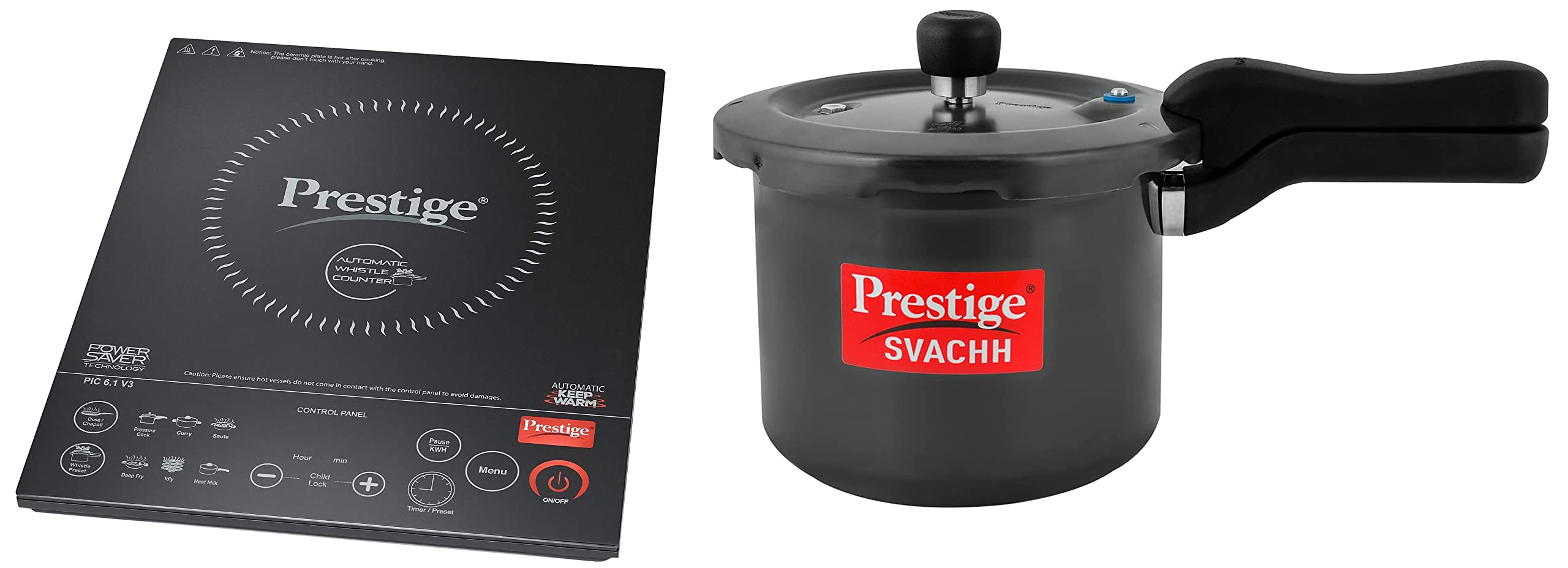 Prestige Pic V3 2200 Watt Induction Cooktop Black Desertcart