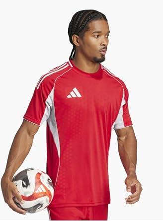 adidas Tiro 25 Competition Match Soccer Erkek Forma, Kırmızı, XL