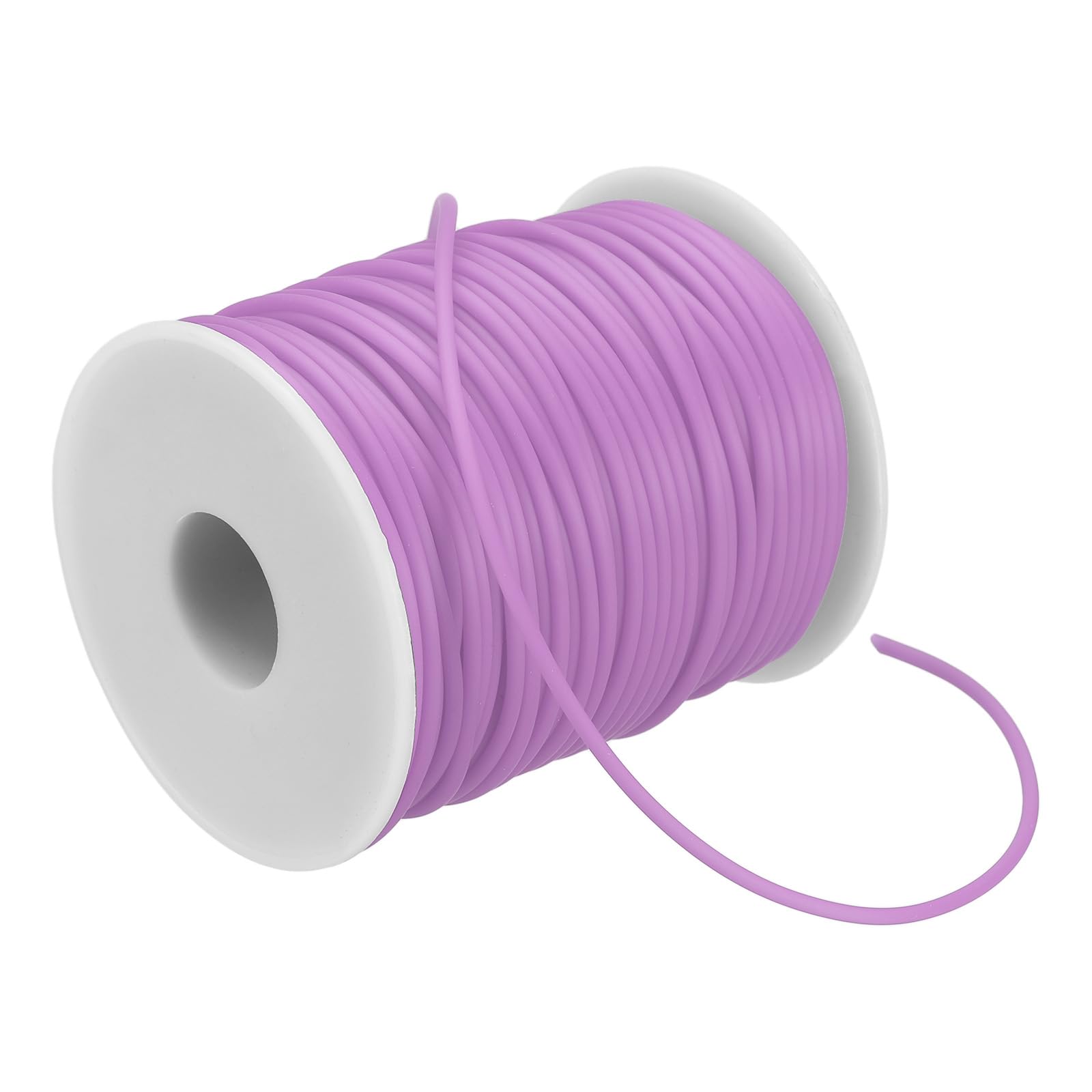 PATIKIL Hollow Pipe Rubber Cord 55 Yards 2mm