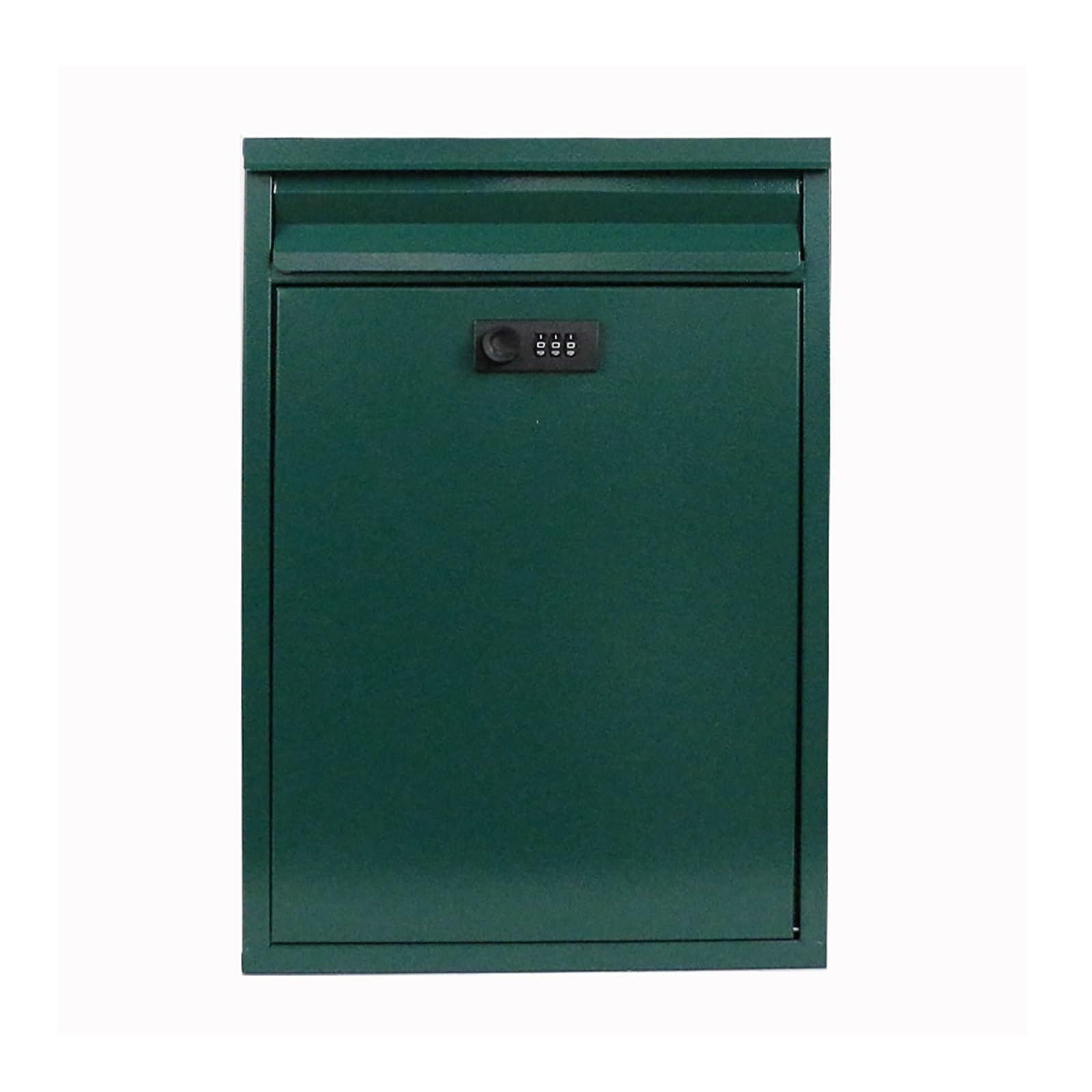 Cassetta postale in metallo di grande capacità(Green)