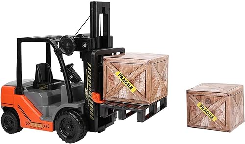 Miniatura 6 de Carretillas elevadoras modelo de coche, escala 112 niños carretillas elevadoras modelo de juguete de inercia carretillas elevadoras juguete de