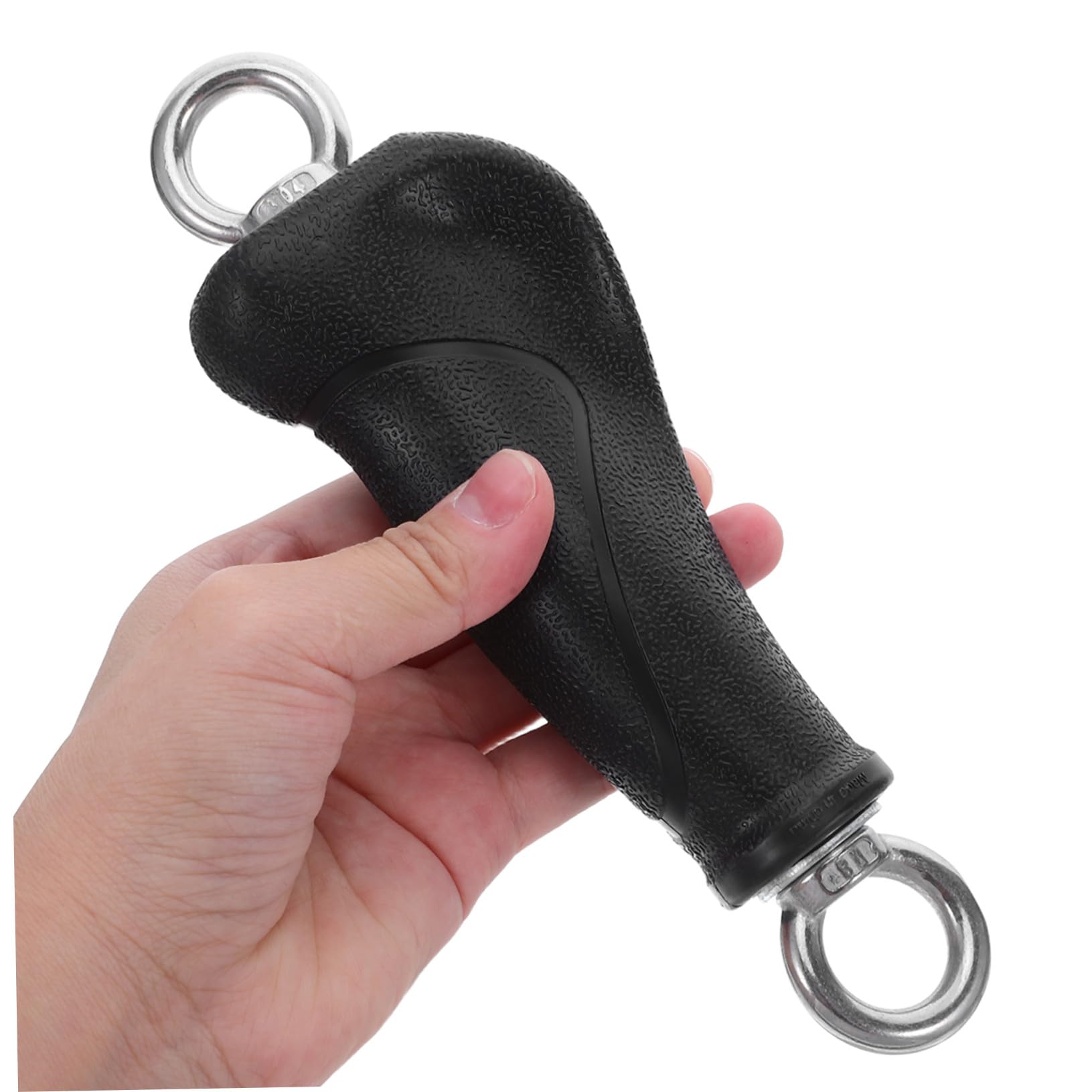 Anneome 2 Szt. Szt Uchwyty Do Maszyn Kablowych z Podwójnym Pierścieniem Ergonomiczne Wytrzymałe Rączki Do Treningu Siłowego Kompatybilne z Różnym Sprzętem Fitness Wygodne i Trwałe