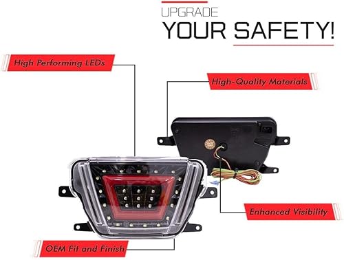 Miniatura 2 de F1 estilo 4to frenoniebla luz parachoques kit multifunción rojo para 2020+ Toyota Supra con barra negraroja