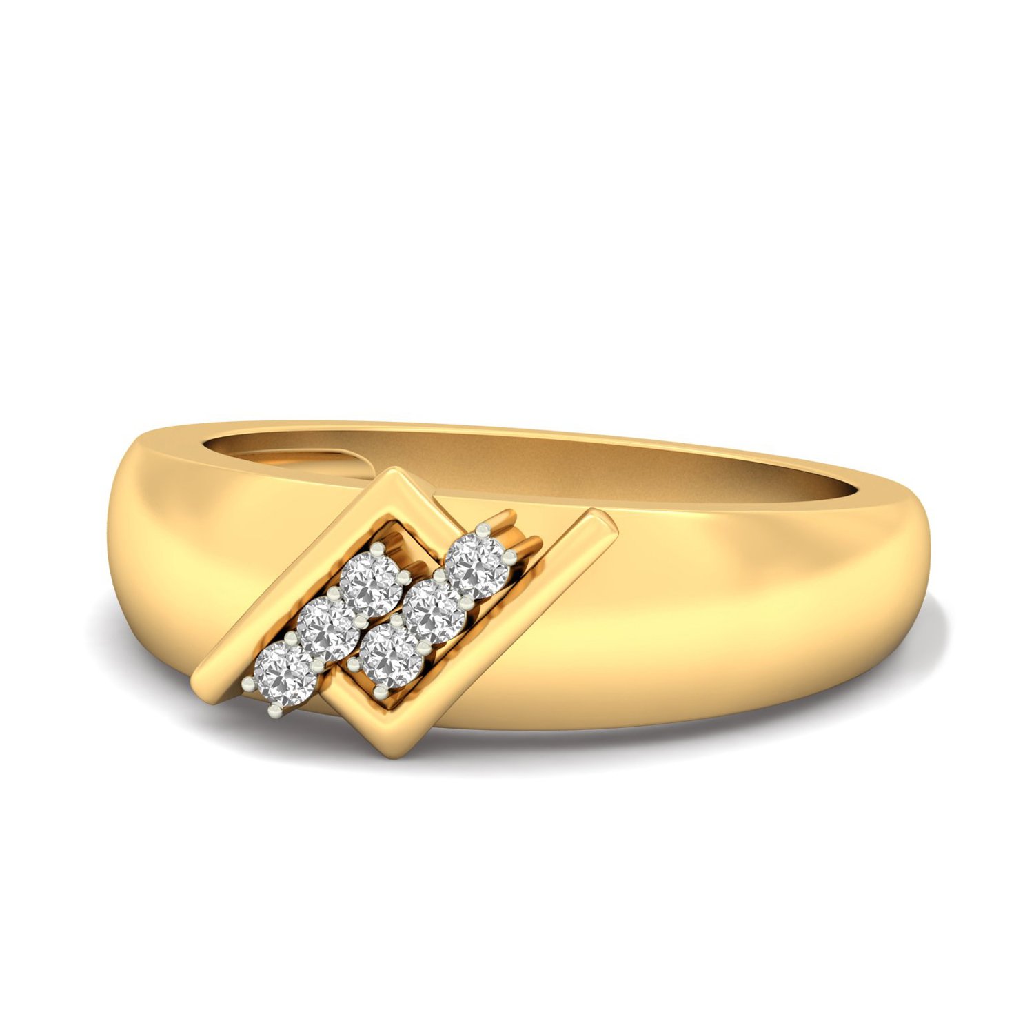 The Adam 18KT Yellow Gold and Diamond Ring-image-8