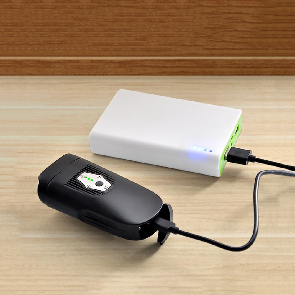 Faro Anteriore per Bicicletta T6 L2 Faro Anteriore con Ricarica USB Faro Anteriore per Bicicletta Impermeabile Accessori per Bicicletta