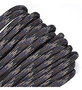 Bored Paracord - 1', 10', 25', 50', 100' Hanks & 250', 1000' Spools of Parachute 550 Cord Type II...