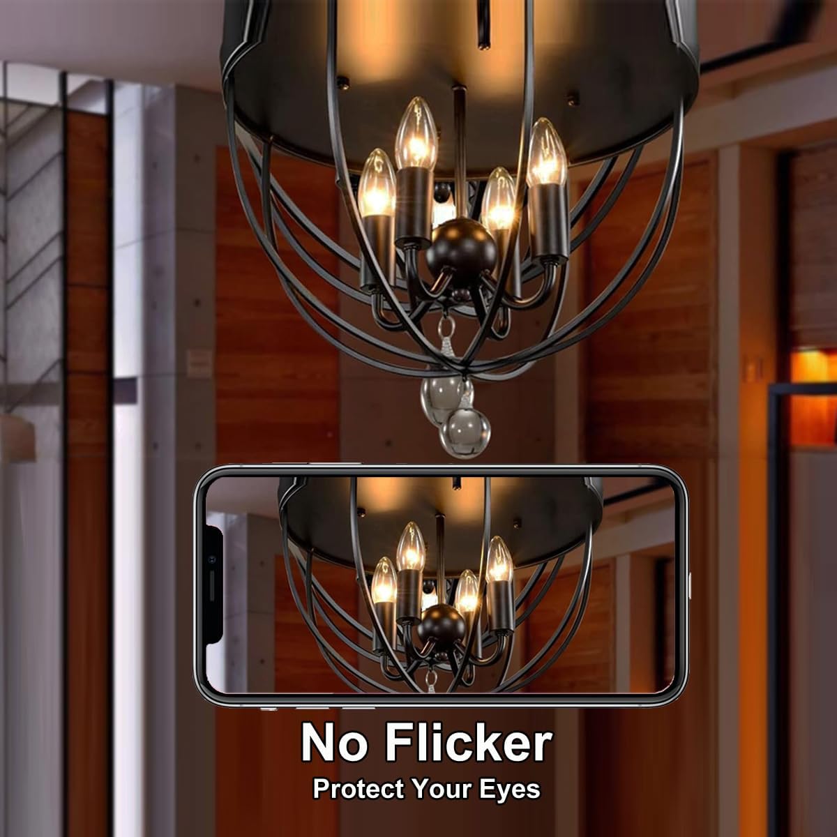 Night Light Bulbs,E12 Candelabra Base,4 Watt/C7/120V Decorative Bulb,Warm White,6 Pack