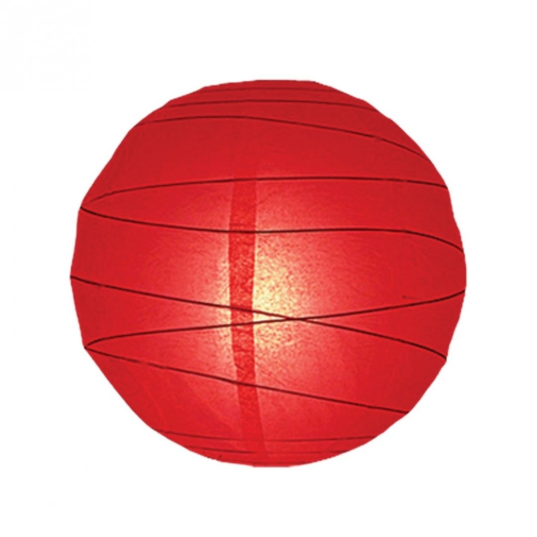 Irregular Bamboo Paper Lanterns (Red)