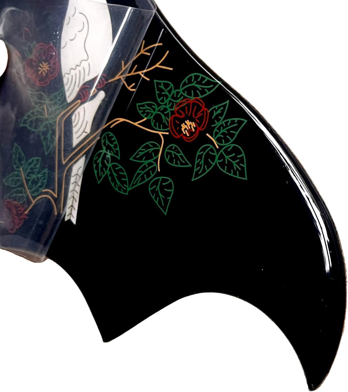 Acoustic Guita Pickguard Hummingbird Abalone Plectrum Guard for Acoustic Guitar with Adhesive Backing, Professional Guitar Part Replacement