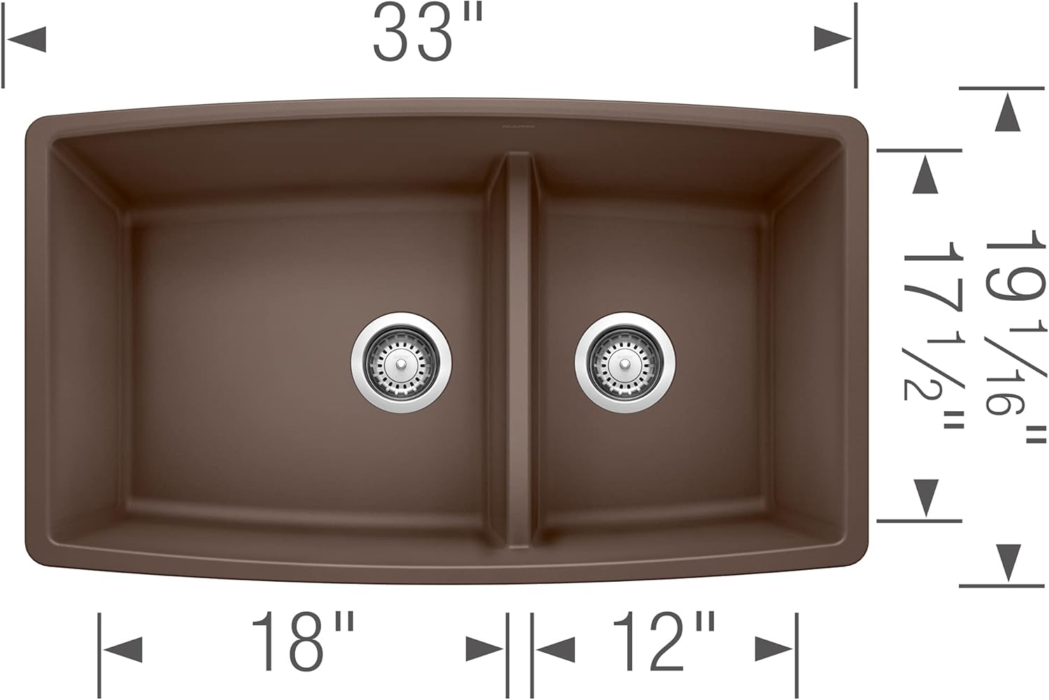 70% оƒƒ Dіѕсоunt BLANCO, Café Brown 441313 PERFORMA SILGRANIT 60/40 Double Bowl Undermount Kitchen Sink with Low Divide 60% оƒƒ Dіѕсоunt BLANCO, Café Brown 441313 PERFORMA SILGRANIT 60/40 Double Bowl Undermount Kitchen Sink with Low Divide