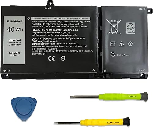 JK6Y6 - Batería de repuesto para laptop Dell Latitude 3410 3510 Vostro 5300 5401 5501 Inspiron 5300 5401 5402 5408 5409 5508 5400 5406 7405 7300 755 disponible en Yaxa Venezuela