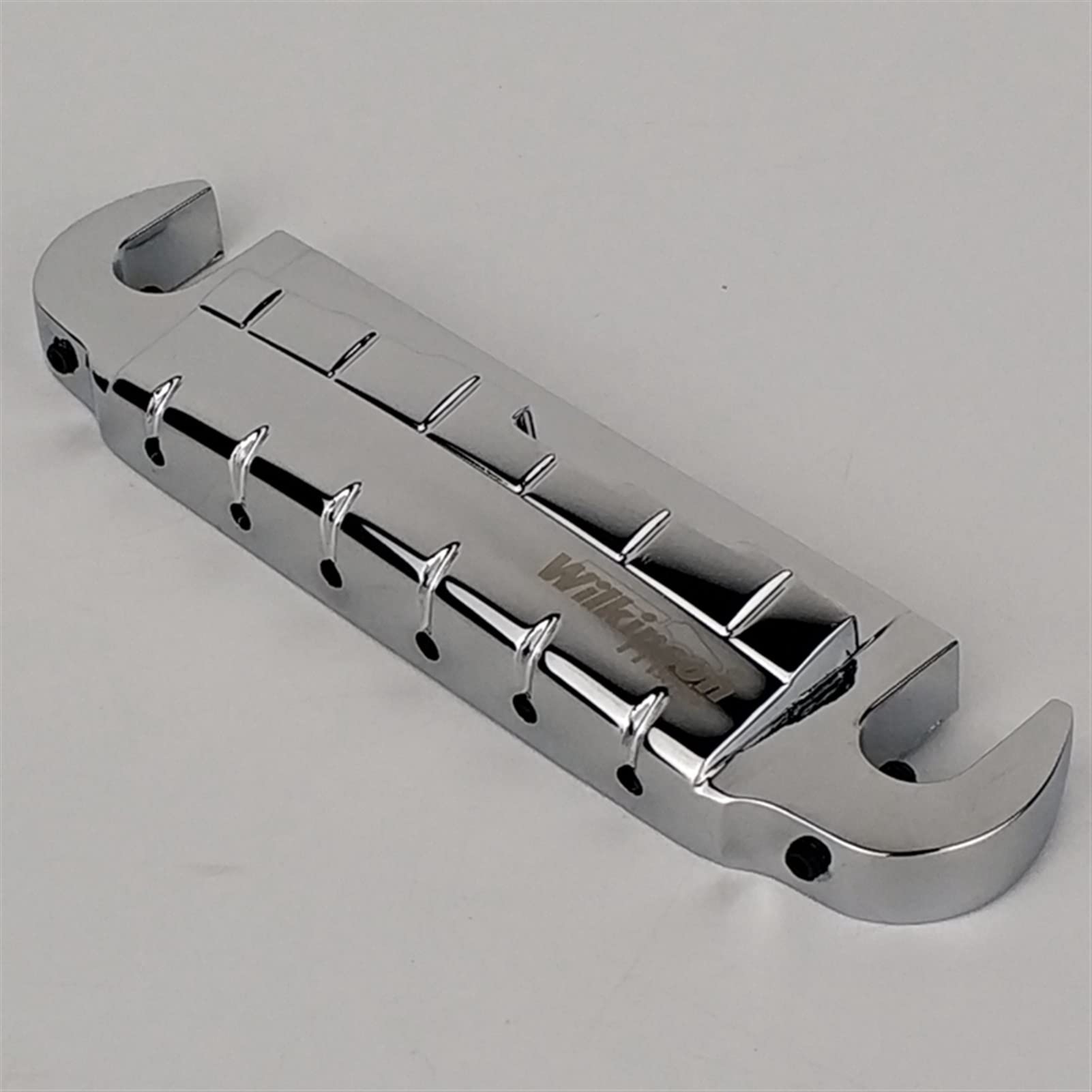 Accesorio repuesto puente Envolvente Ajustable Para Puente De Guitarra Eléctrica LP Cordal Cromado Plateado