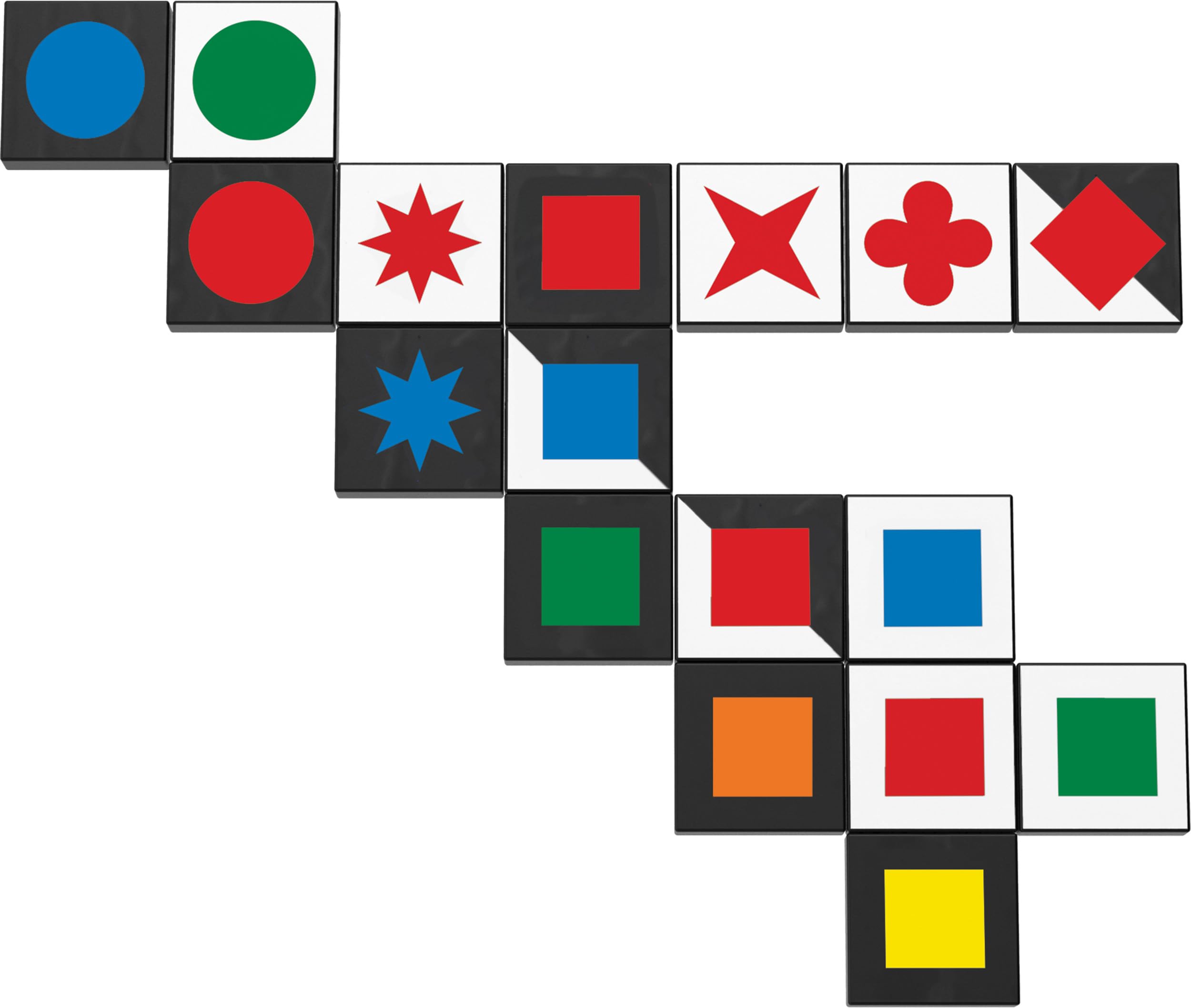 Schmidt Jeux Qwirkle Flex 49469 Jeu de Cartes à partir de 7 Ans