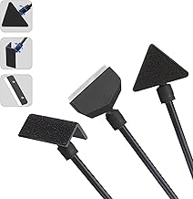 Fish Tank Cleaner Kit - 3 in 1 Fish Tank Cleaning Tools Kit with 14” Detachable Rod, Aquarium Cleaner Tools Set, Algae Scraper with Replacement Blade, Triangle Flat Brush & Right Angle Brush