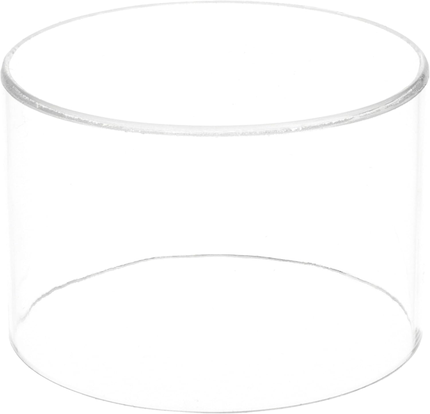 Amazon.com: Plymor Clear Acrylic Round Cylinder Display Riser, 4" H x 6 ...