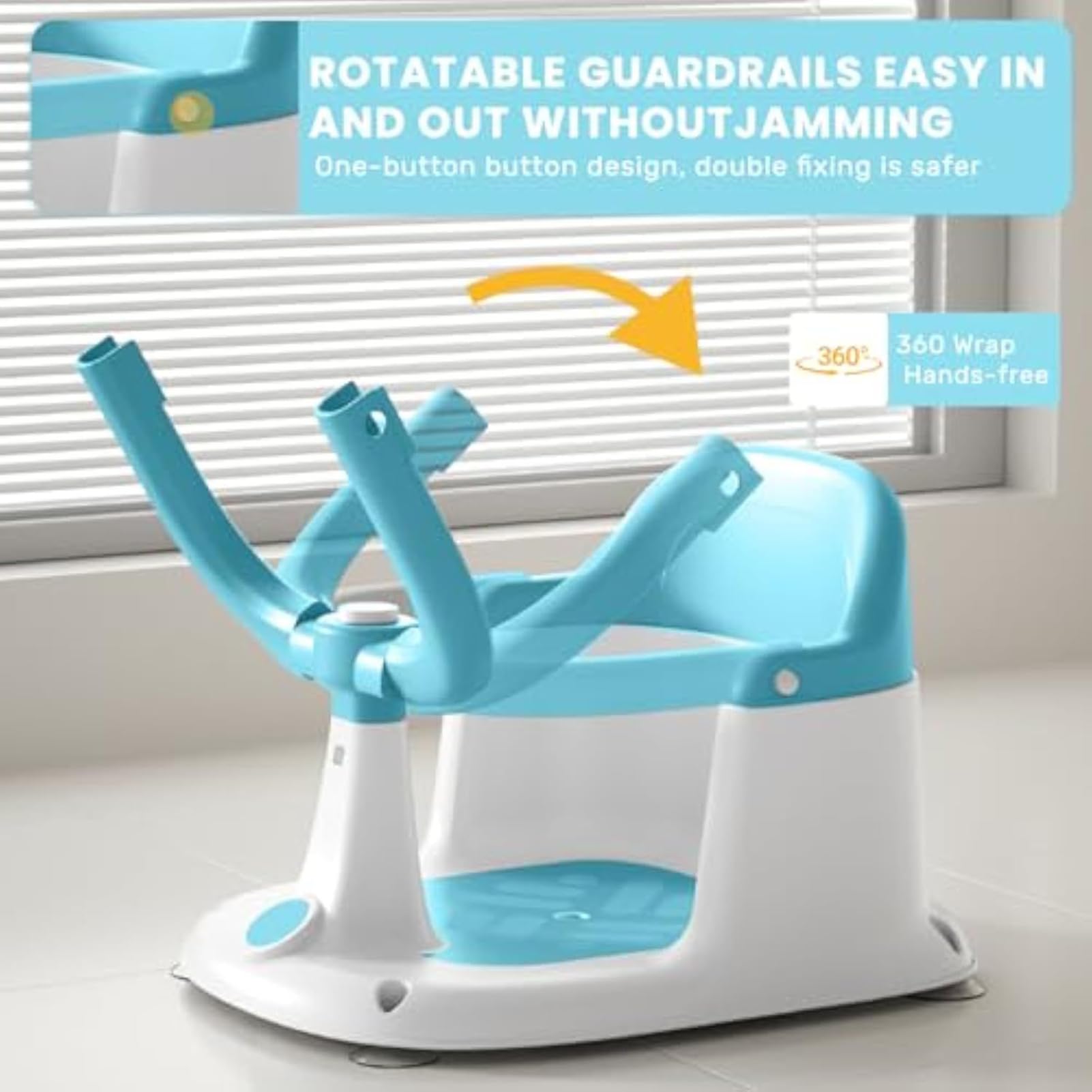 Chaise de bain pour Siège de douche antidérapant à ventouses | Siège de bain Maison, , sol, , garçons, filles, nouveaux parents, aidants, familles soucieuses sécurité