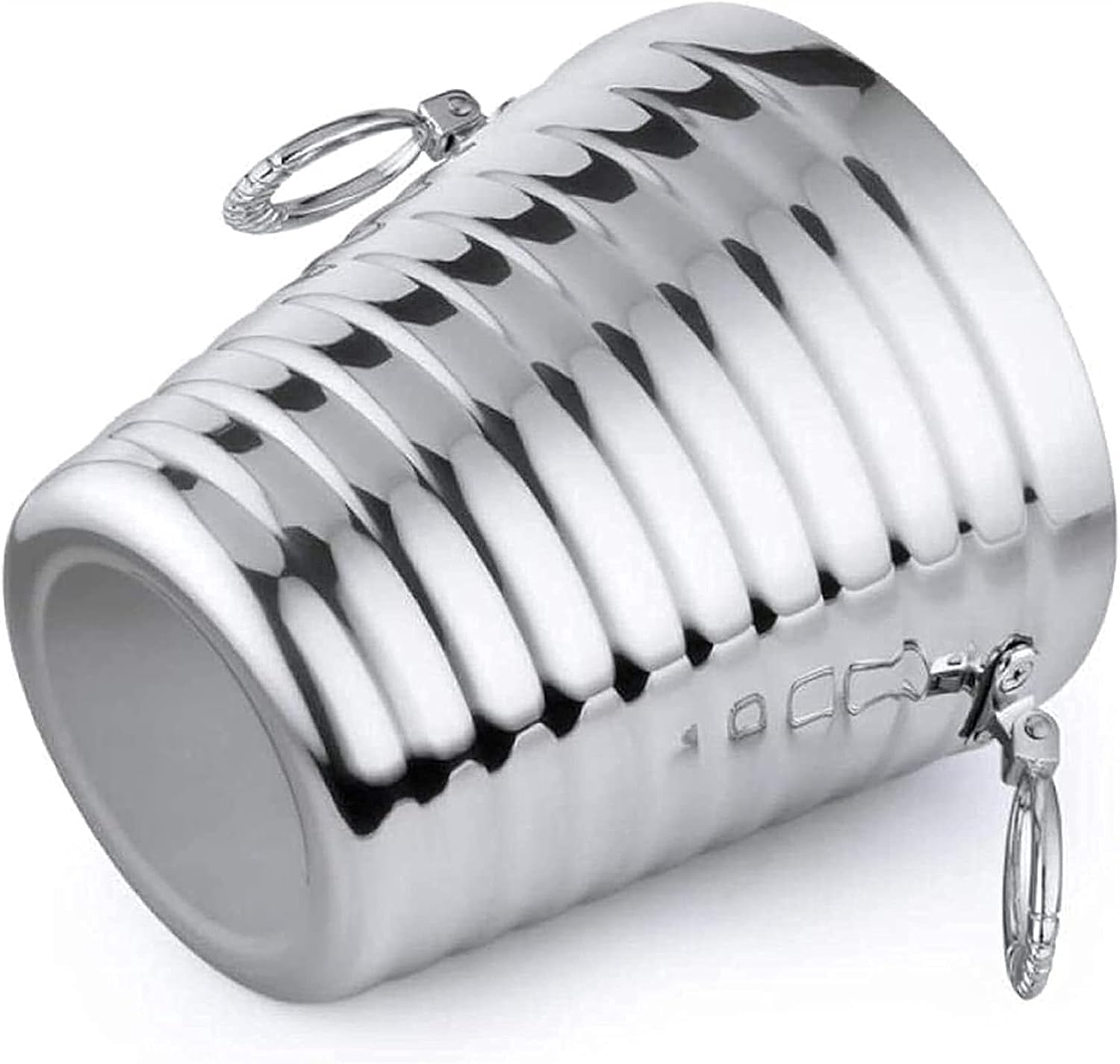 Modern Ice Bucket with Lid Tongs and Handle - Double Wall Insulated Stainless Steel - for Entertaining Parties Barware