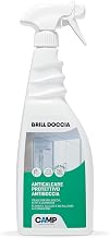 CAMP Brill Shower - Anti-Limescale Protective Anti-Drip Cleaner, Glass, Ceramics and Shower Box with Shining Action, Removes and Prevents the Formation of Limescale Products, Cleaning Products for Home and Bathroom, 750 ml