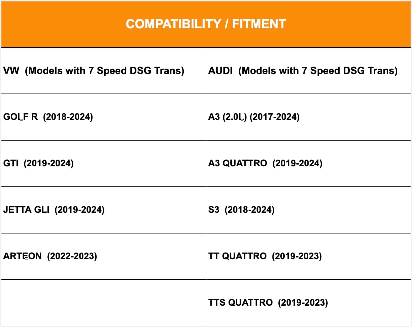 7 Speed DSG Complete Service Kit Dual Clutch Transmission Fluid Filter Seals Pump for VW & for AUDI (select models)