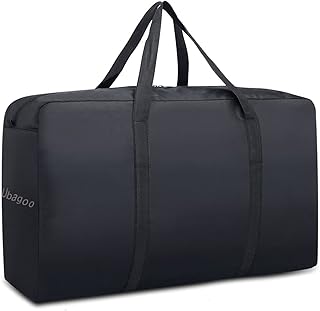 Ubagoo Aufbewahrungstasche Oxford Heavy-Duty Belastbare Aufbewahrungstasche Tragetasche Mit Handgriff für Bettzeug Matratzenauflagen Decken Bettdecken and Kissen (70 * 43 * 20 cm, 60L)