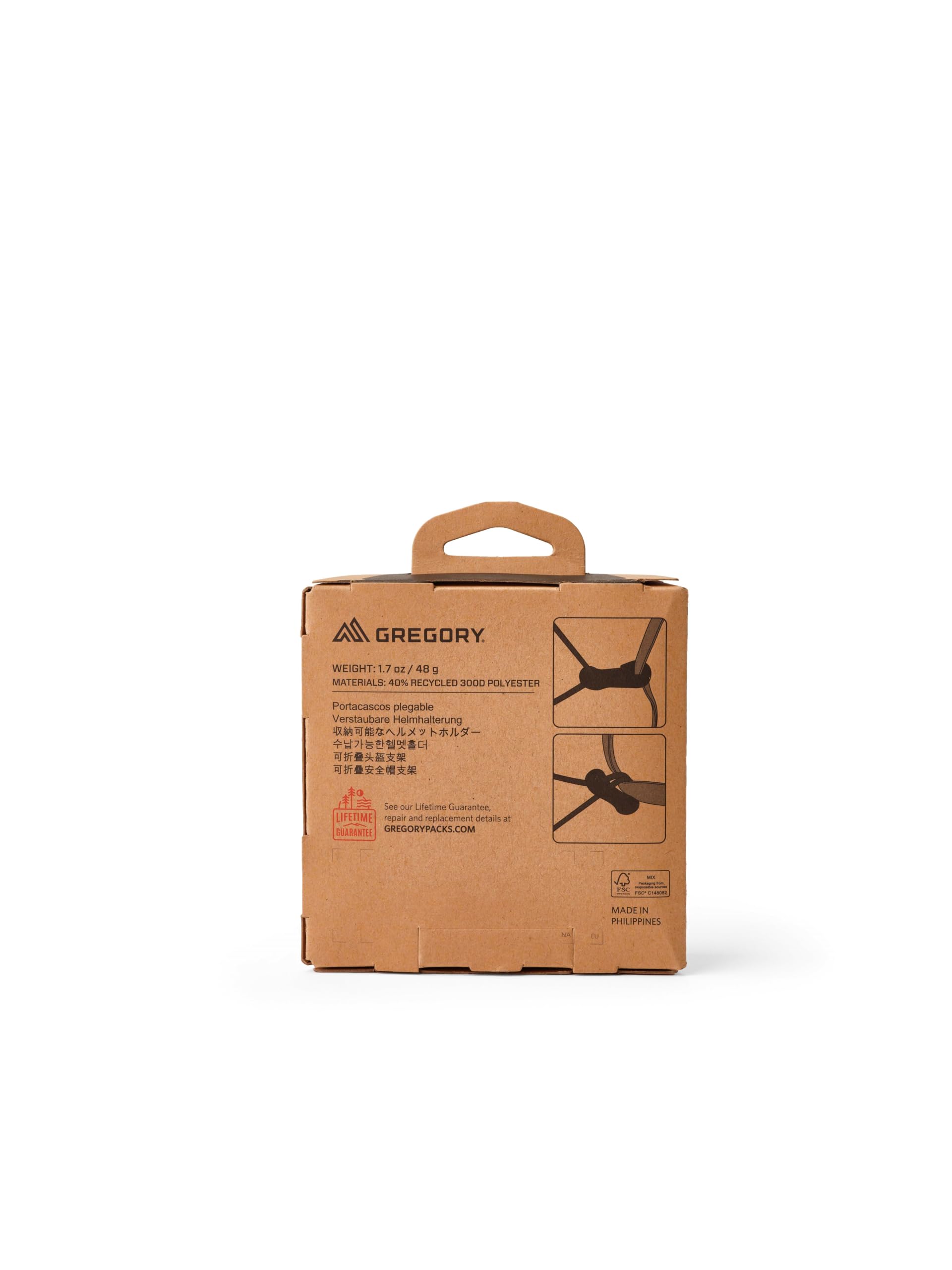 Gregory Trial Accessories - Portacasco, 0.05 KG, Negro (Obsidian Black)