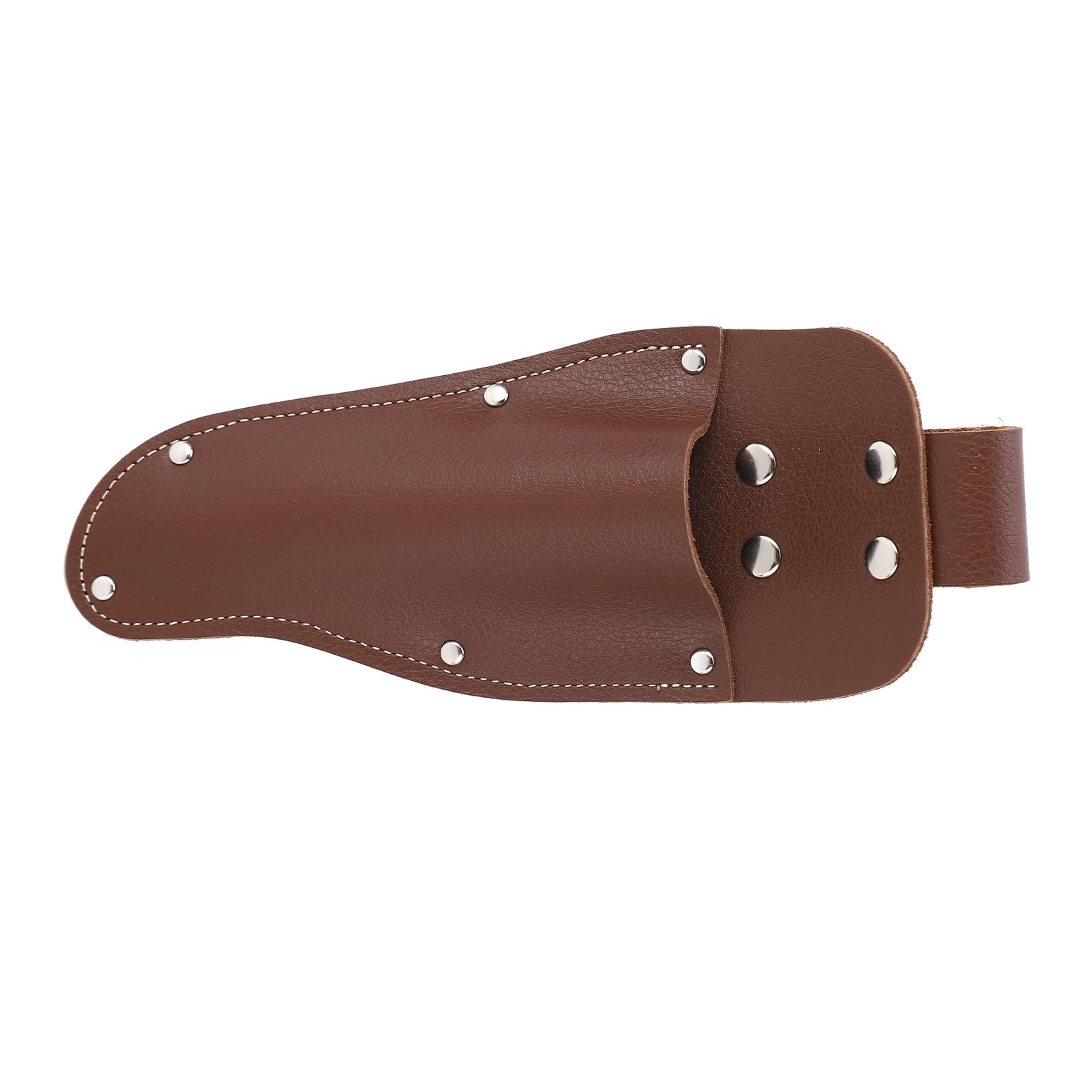 Soporte para alicates, funda para podadora, cinturón de piel de vaca, bolsa para colgar, tijeras de podar de jardinería, tijeras, cuchillos, color café, duradero, elegante,