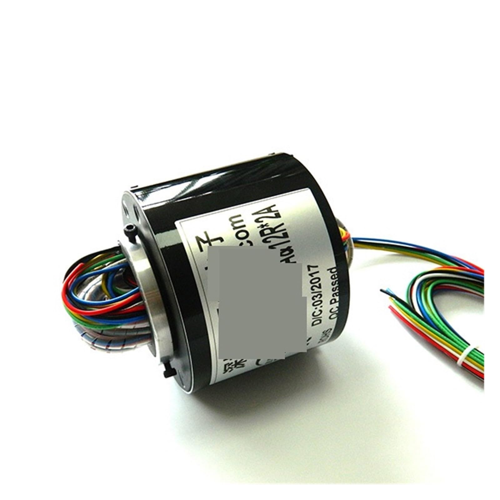 Anillo colector Conductor Hueco con diámetro de Orificio de 50 mm, Anillo colector de Corriente de 20 vías, Anillo Conductor ZHT050-6R8A y 12R2A