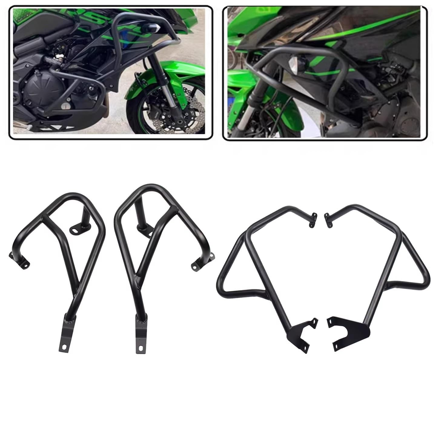 bloków zderzaka Pasuje do Kawasaki pasuje V&ersys650 2015-2022 motocykl pasek awaryjny osłona silnika zderzaka Gmoli Motocyklowych