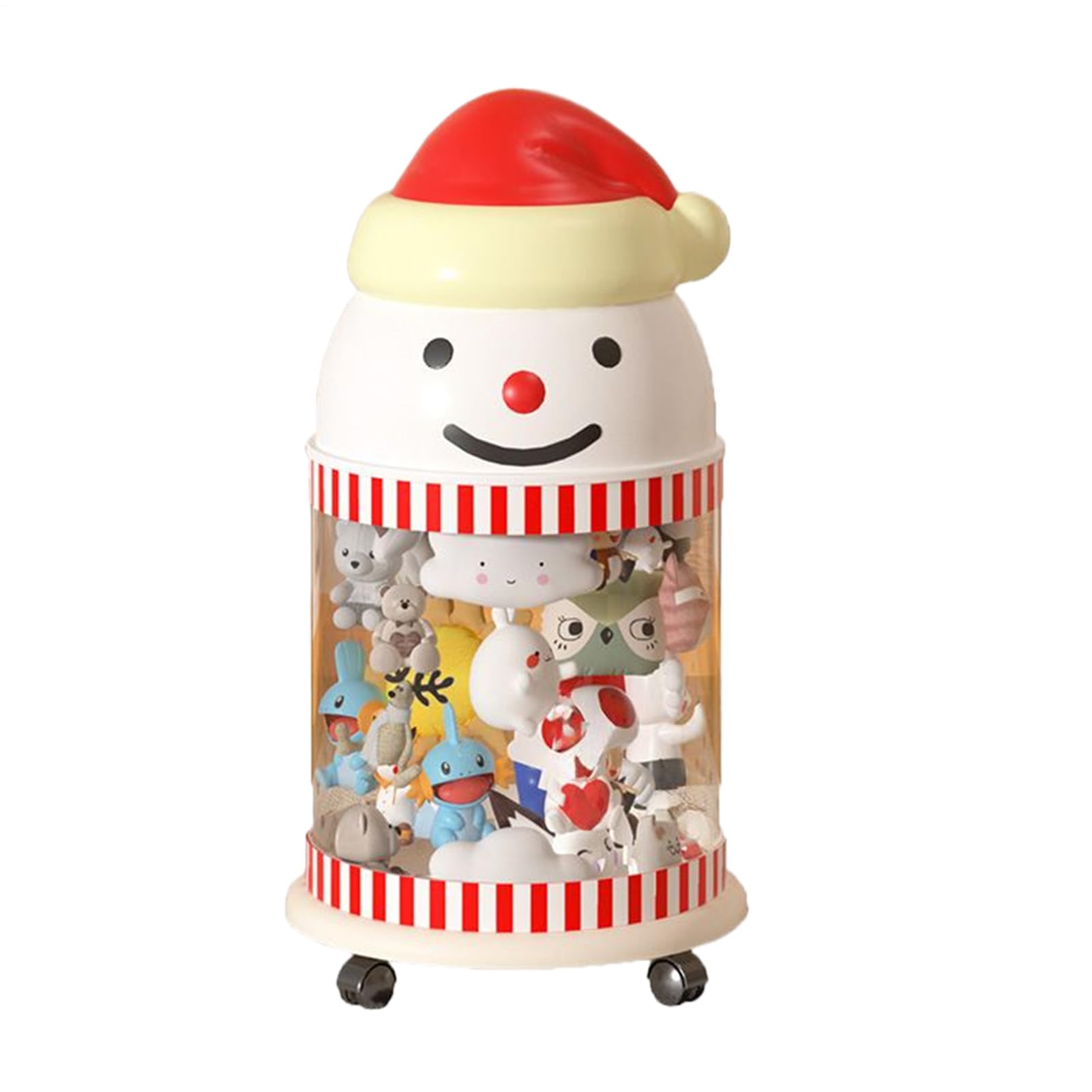 Pluszowy uchwyt do przechowywania Snowman Shaped z podstawą do