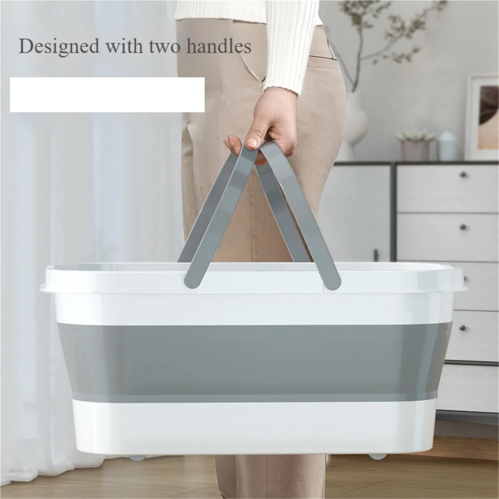 1 pièces Seau Pliant Article ménager for Le Lavage pêche Camping Bassin à vadrouille Portable Panier Linge Pliable avec Roue d'eau pour Les Voyages La Randonnée(12L Blue)