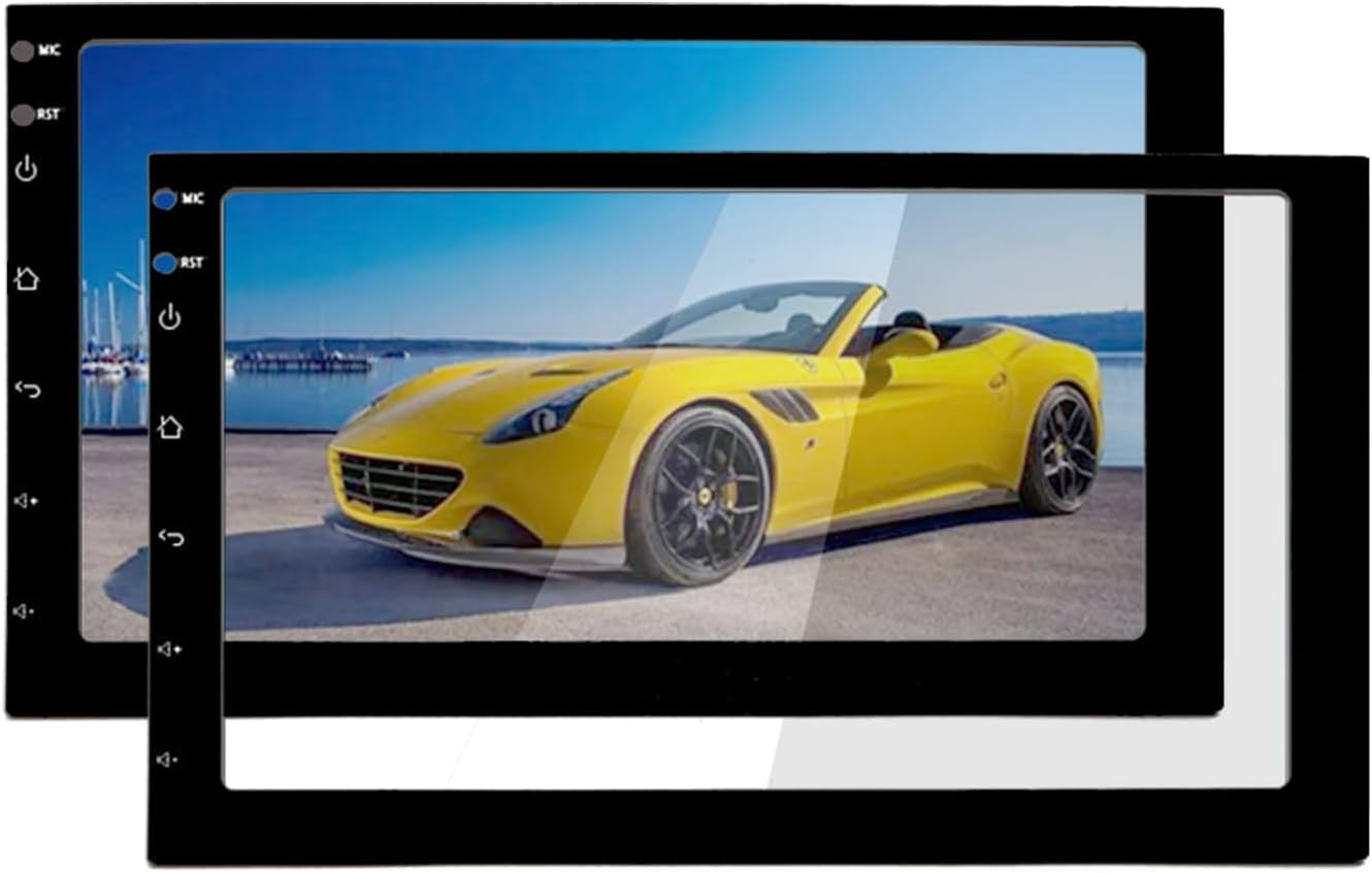 7” Car Stereo Screen Protector Universal Tempered Glass