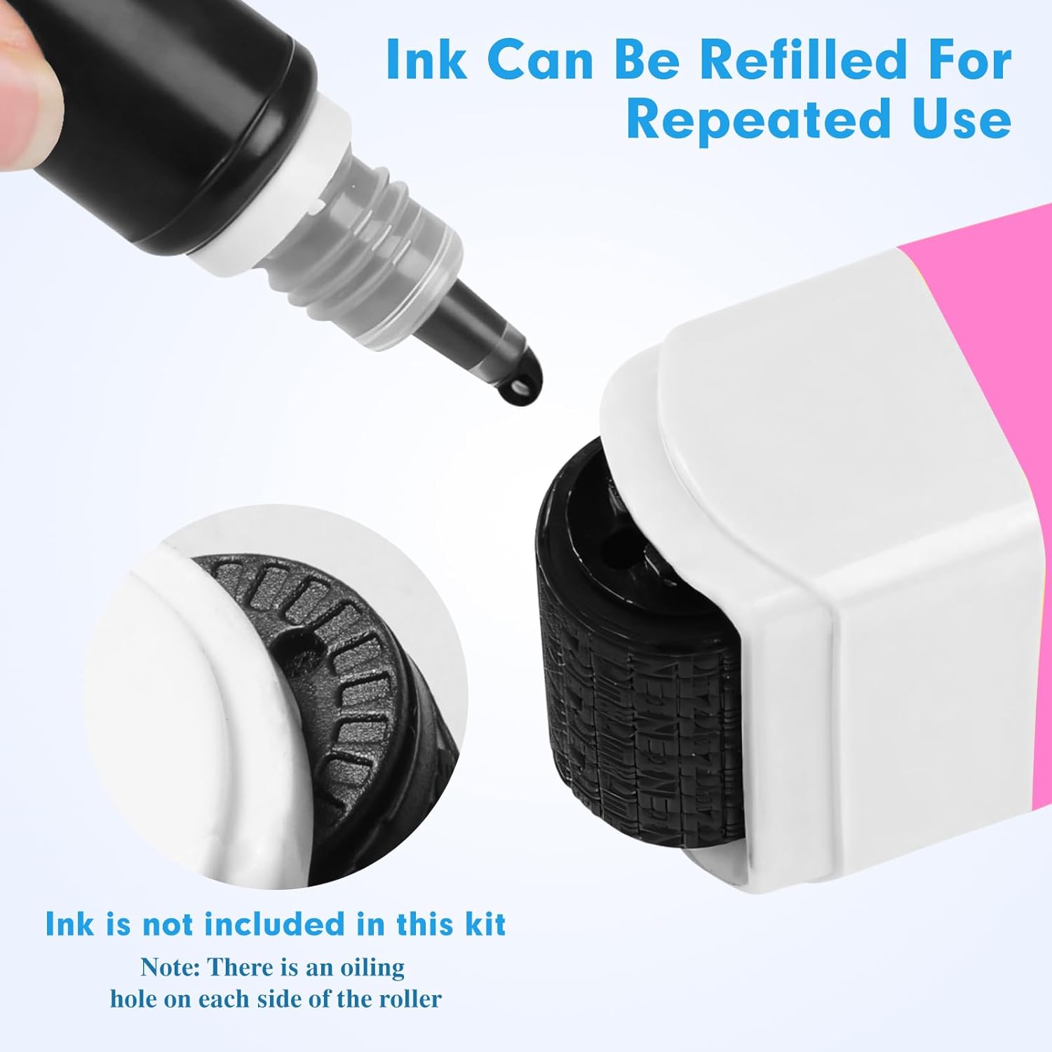 2 Pack Identity Theft Protection Roller Stamp, Protect Your ID Theft Protection Roller Stamp, Confidential Stamp for Mail Address ID Blackout Privacy & Security image 6 of 6 B0GD6VBF59