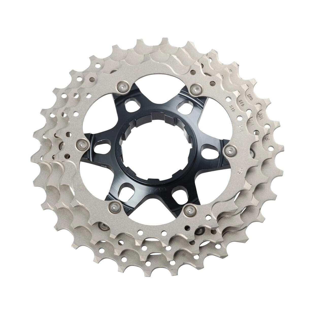 Shimano CS-R8000 Pignon Silver/Black One Size