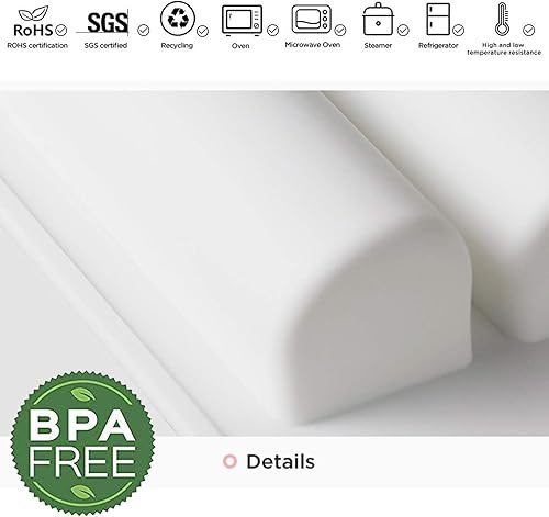 Vista 106 de OCPO KITCHEN Molde de silicona para hornear pasteles de mousse, dulces, pasteles, chocolate, magdalenas, gelatina, galletas, pudín, molde