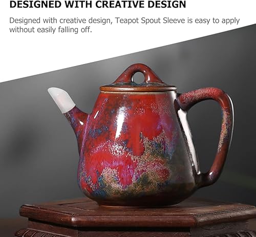 Miniatura 7 de Kichvoe 3 fundas de silicona para boquilla de tetera, a prueba de goteo, a prueba de fugas, protectores de boquilla de tetera, tetera, cafetera y