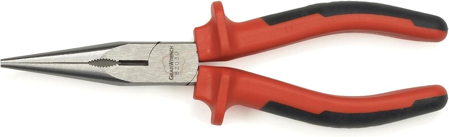GEARWRENCH 82030 8-Inch Long Nose Pliers - Insulated