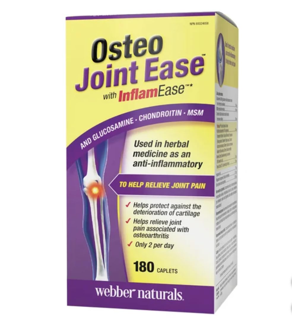 Webber Naturals Osteo Joint Ease 180 Caplets