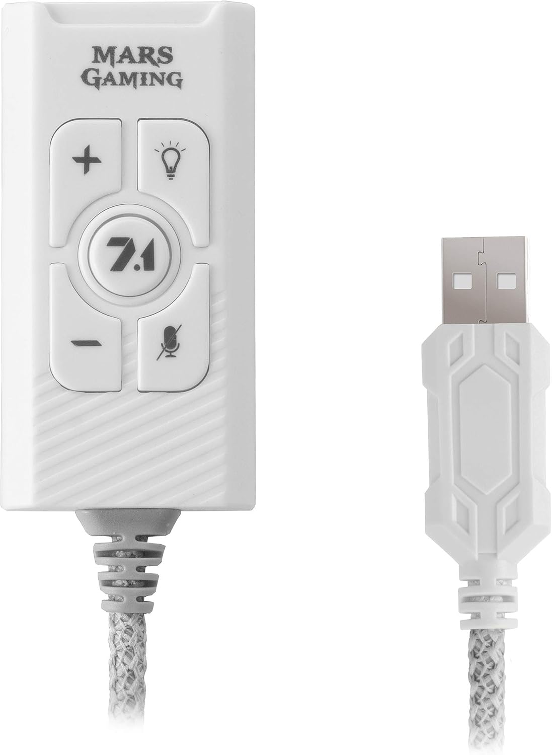 MARSGAMING MSC2W White External Sound Card USB 7.1 PS5/PS4/PC/MAC/SWITCH:  Amazon.de