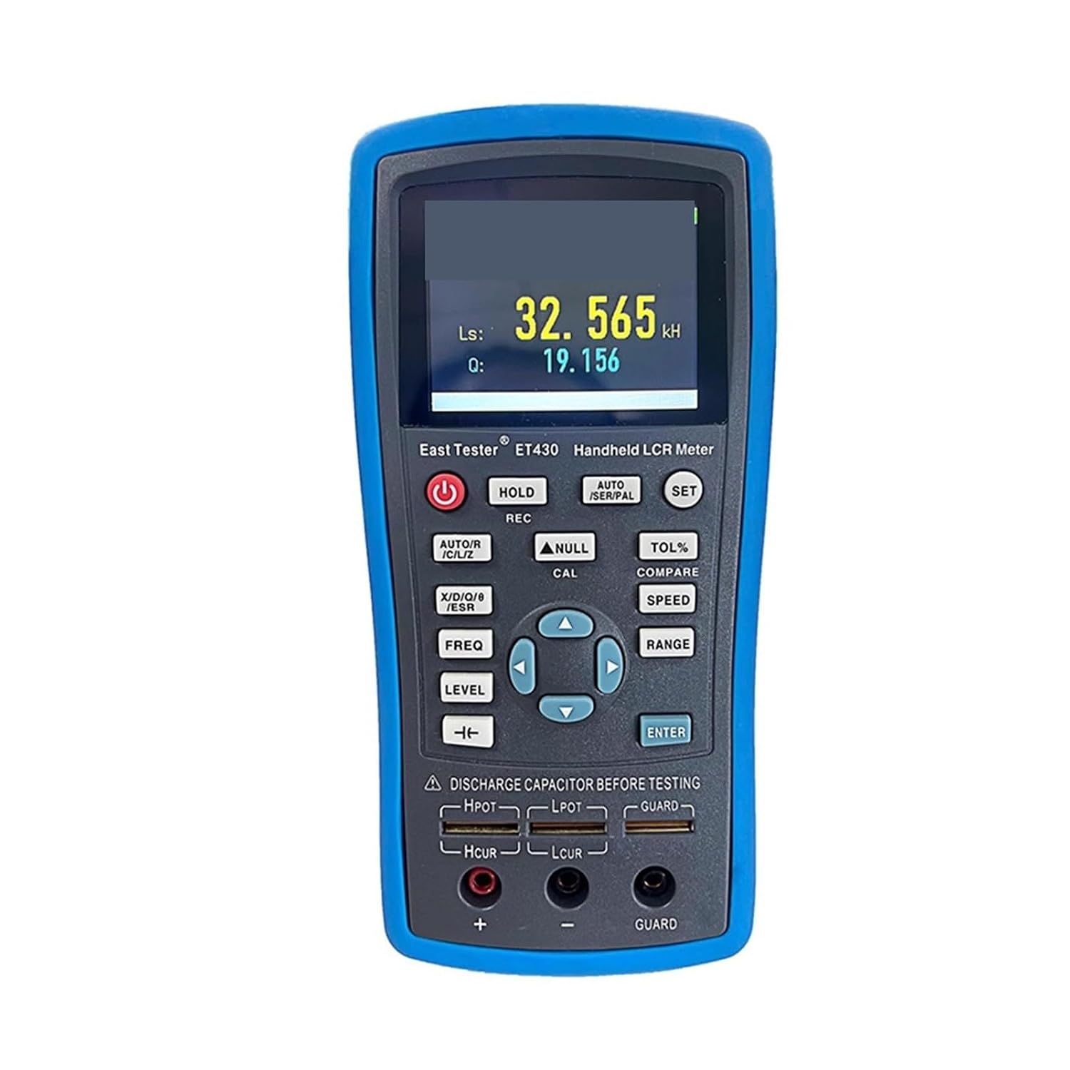 Resistance Tester, Portable USB Digital Bridge Meter Capacitance Inductance Resistance for Component Testing,Ohm Meter