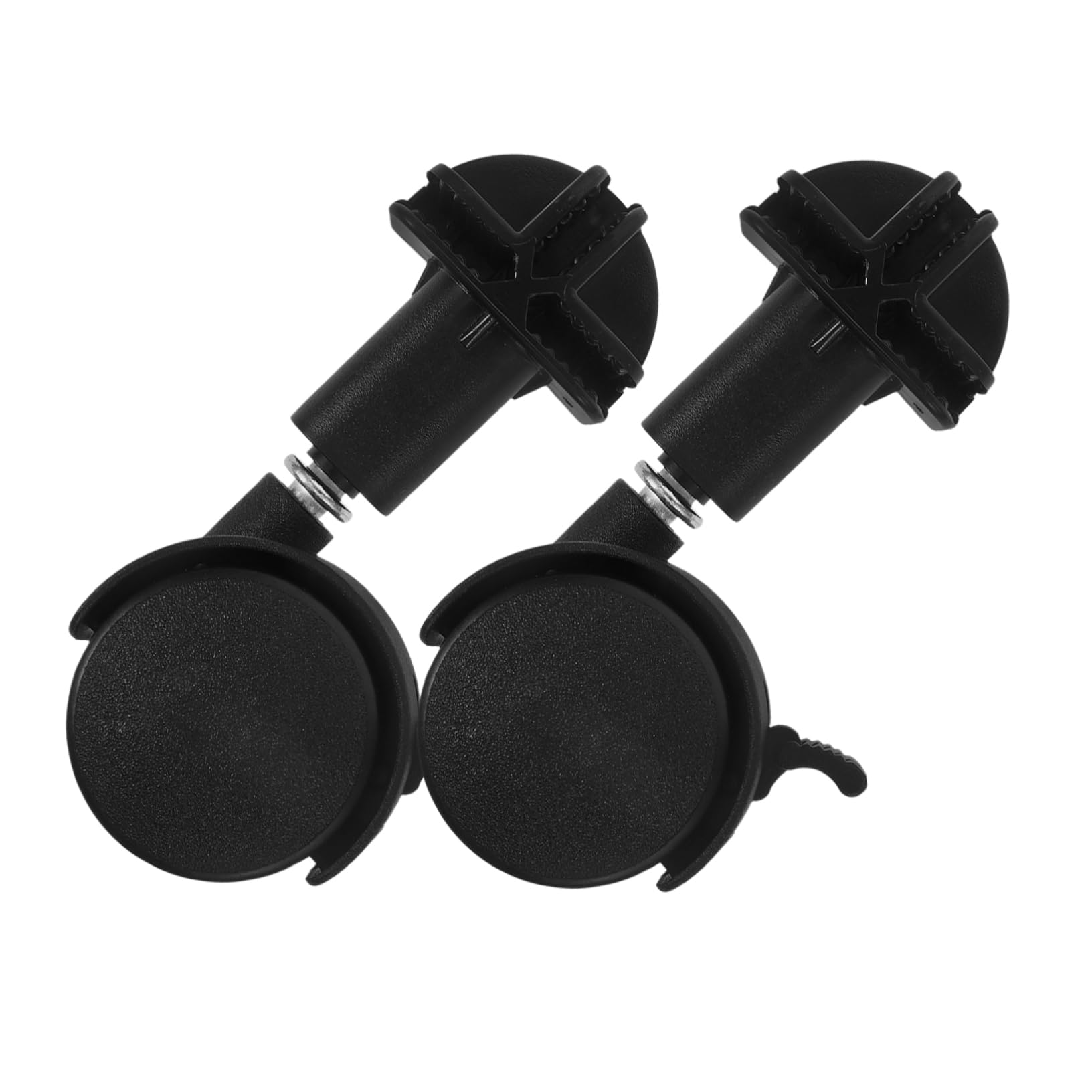 Milisten 6 Pièces roulettes de Cage de Chat roulettes pour Cage pour Animaux de Compagnie Remplacement des Roues de la à Oiseaux discutez à Chat Accessoires de Bureau Fer