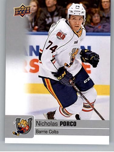 2019-20 UD CHL Hockey #250 Nicholas Porco Barrie Colts Official Upper Deck Canadian Hockey League Trading Card