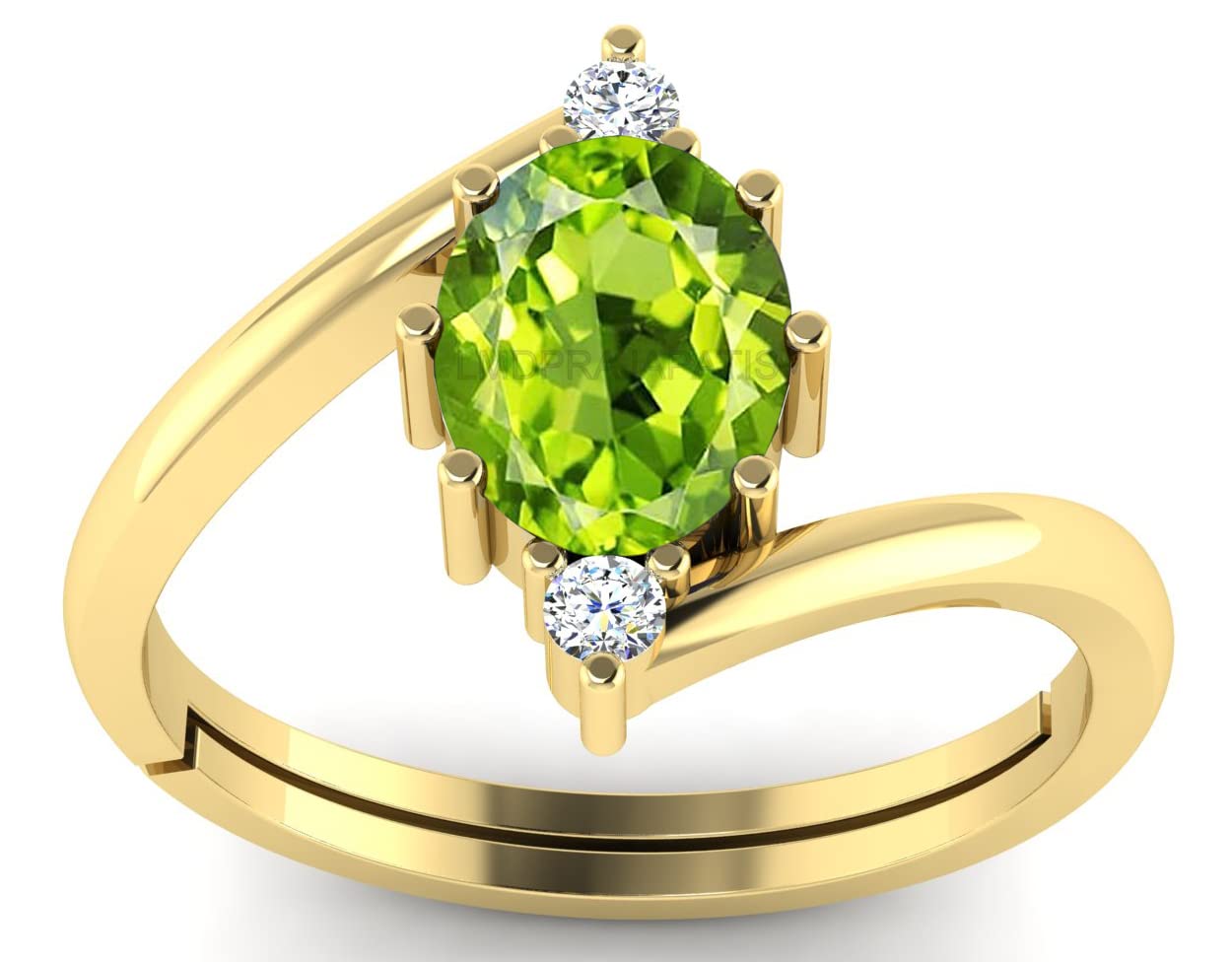 LMDPRAJAPATIS 3.25 Ratti Certified Natural Green Peridot Gemstone Gold Plated Adjustable Ring/Anguthi for Men and Women Colour_Greenish-02 (B09Y636LB6) Amazon Price History, Amazon Price Tracker