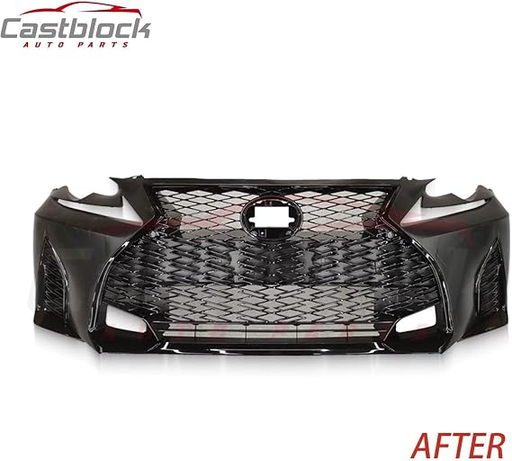 Full Bumper Kit Front & Rear Replacement For 2006-2012 Lexus IS 250 350 To 2021+ Style Conversion Sedan Coupe