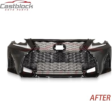 Full Bumper Kit Front & Rear Replacement For 2006-2012 Lexus IS 250 350 To 2021+ Style Conversion Sedan Coupe