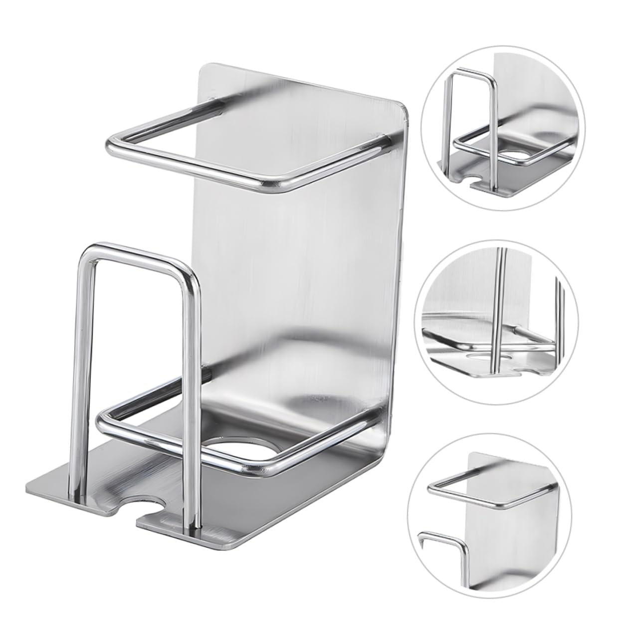 PRETYZOOM 4 Uds Estante para Tazas Organizador De Cepillos De Accesorios De Baño Soporte para Cepillos De Montado En La Pared Soporte para Cepillos De De Metal