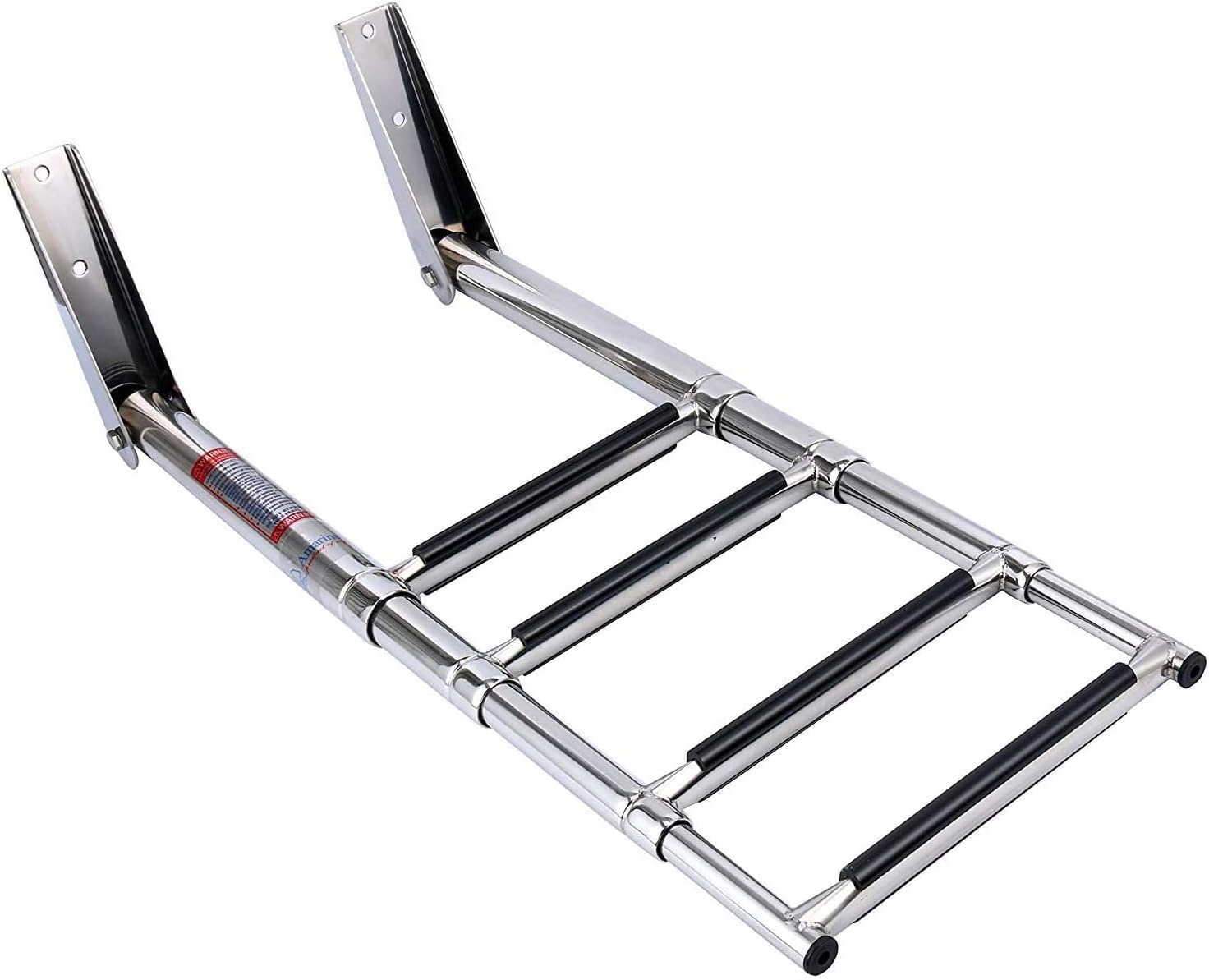 TREPPE Échelle Pliable en Acier Inoxydable, Accessoires Bateau, Yacht 4 Marches