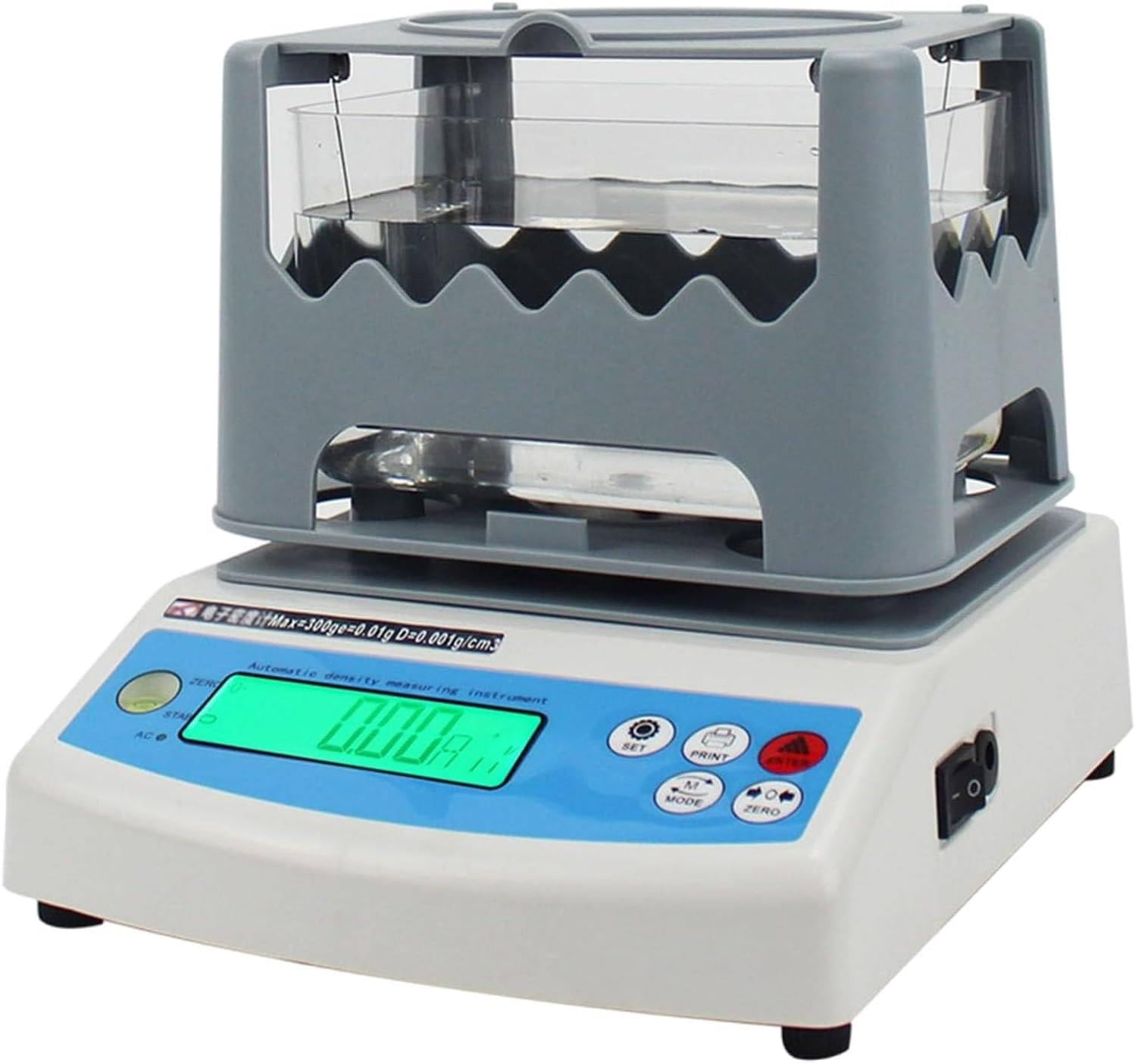 Cyfrowy miernik gęstości stałej o wysokiej dokładności, 0,01 g - 1200 g, do zastosowań laboratoryjnych, elektroniczny tester gęstości stałej, precyzyjne pomiary
