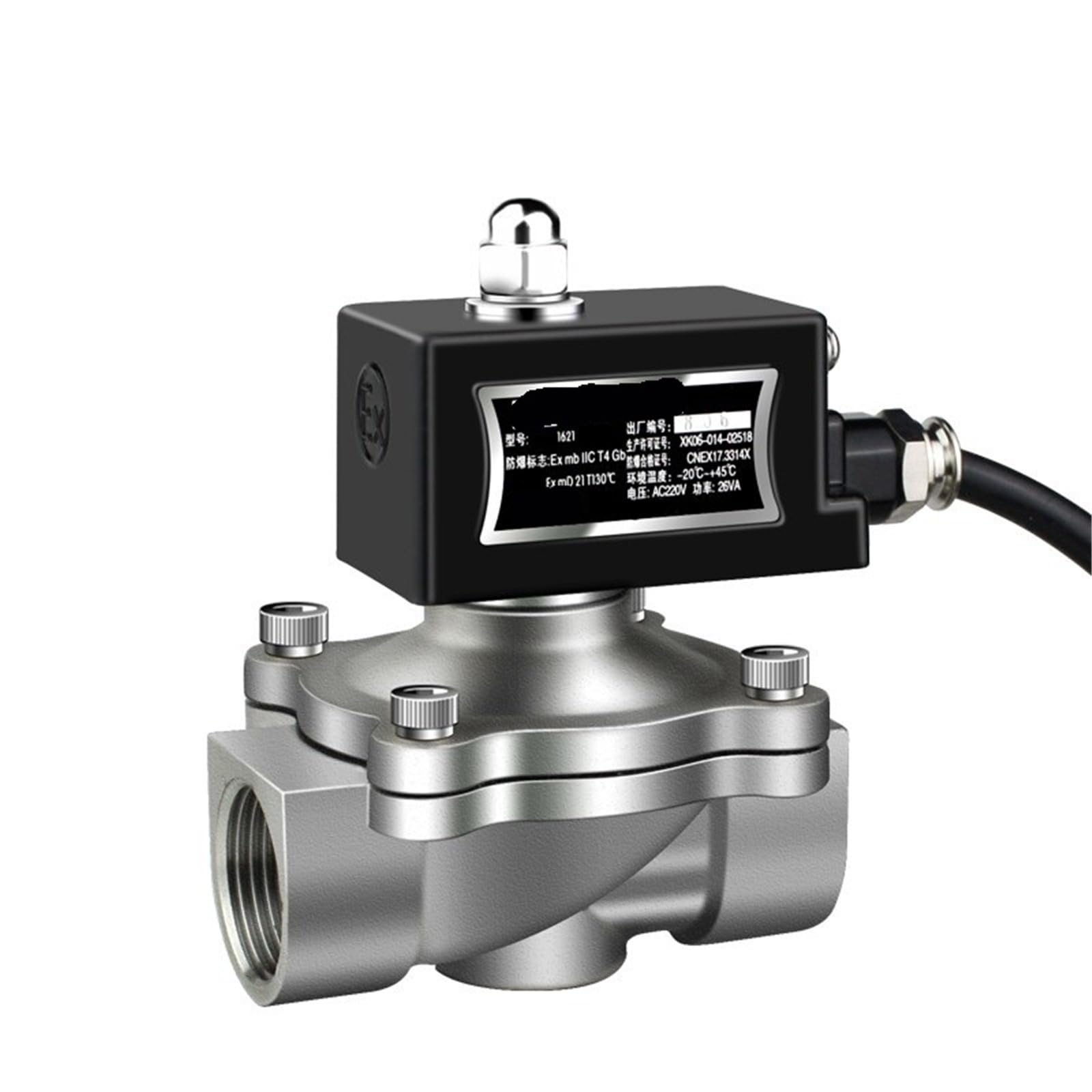 Électrovanne anti-explosion DN10 pour sécuriser vos installations de gaz domestiques
