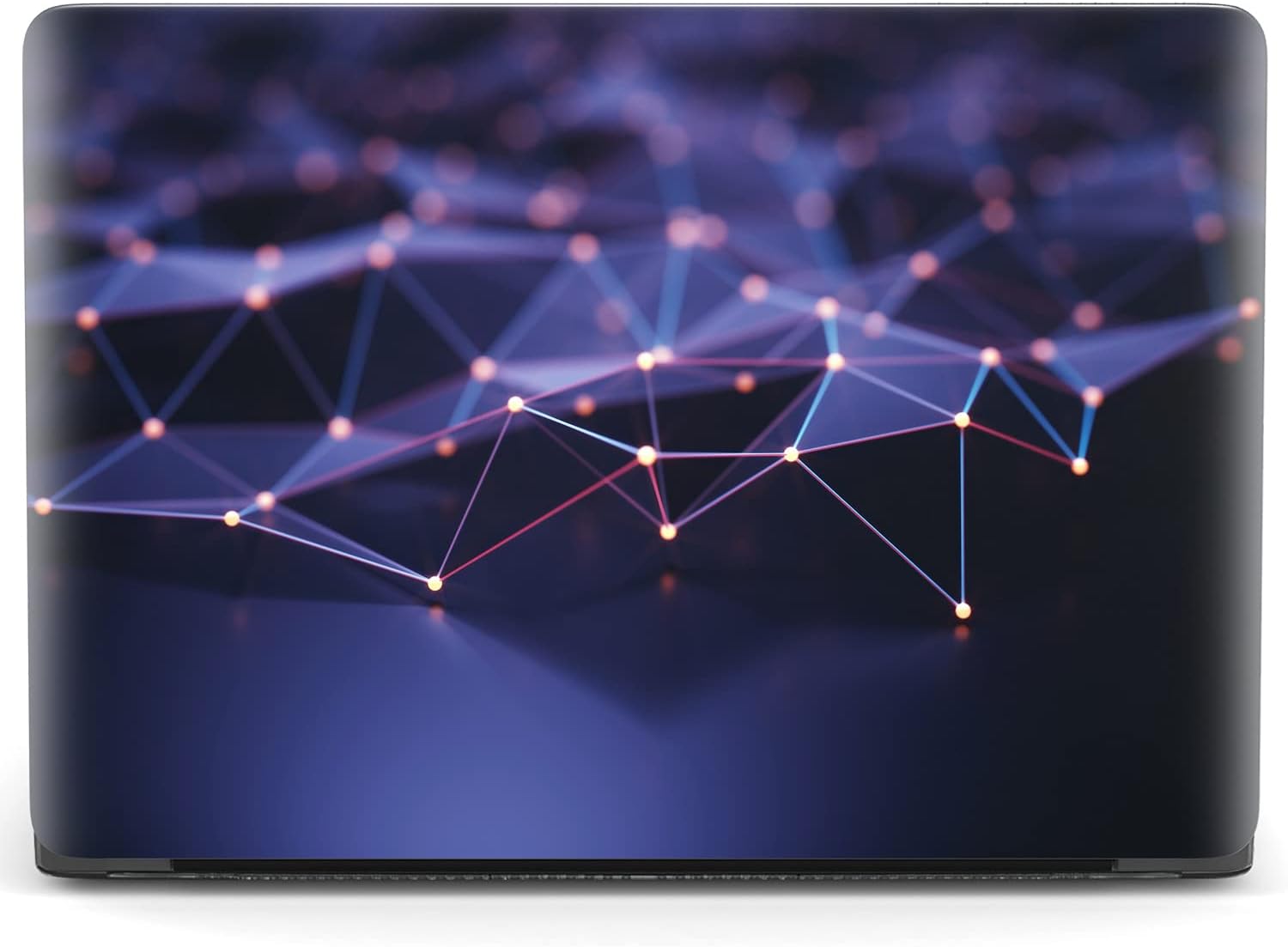 Mertak Hard Case Compatible with MacBook Pro 16 14 Air 15 13 inch M3 M2 M1 Mac 2024 2023 2022 2018 Futuristic Psychedelic Retro Triangle Disco Protective Laptop Touch Bar Clear Cover Abstract Plastic