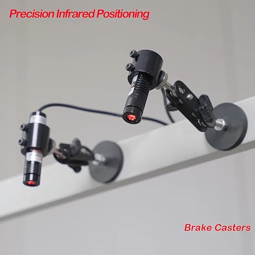 Miniatura 5 de Prensa térmica de doble platina deslizante neumática de 16 x 24 pulgadas con posicionamiento infrarrojo ajustable y función de deslizamiento hacia